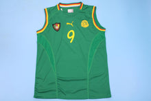 Load image into Gallery viewer, Cameroon Puma Samuel Eto&#39;o 2002 Soccer Jersey Sleeveless