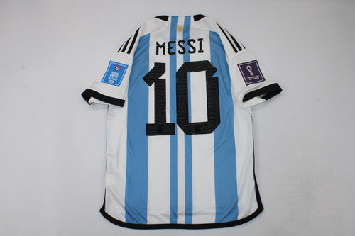 Argentina Messi 2022 Final Vs France Soccer Jersey