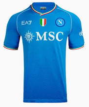 Load image into Gallery viewer, Napoli EA7 Home Soccer Jersey 23/24