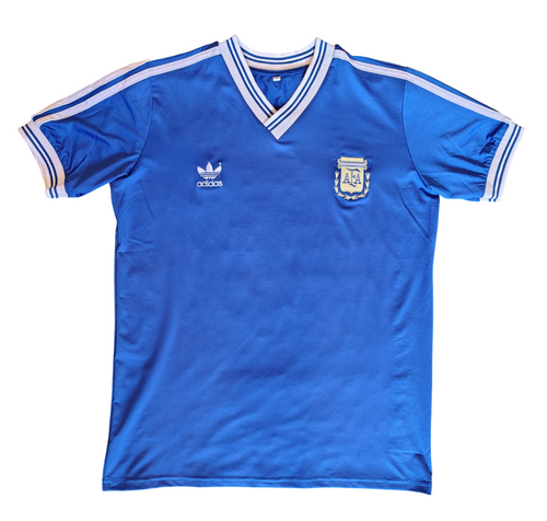 Argentina Away Retro Soccer Jersey 1990 Maradona