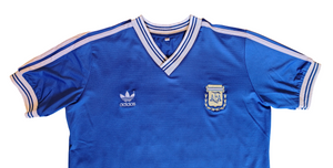 Argentina Away Retro Soccer Jersey 1990 Maradona