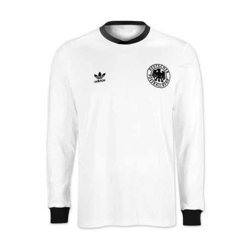 BECKENBAUER Germany 1974 Retro Home Shirt Long Sleeves