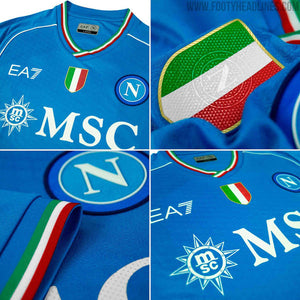 Napoli EA7 Home Soccer Jersey 23/24