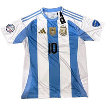 Load image into Gallery viewer, MESSI Argentina Home Soccer Jersey Copa America 2024 Oficial