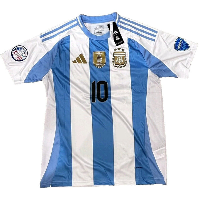 MESSI Argentina Home Soccer Jersey Copa America 2024 Oficial