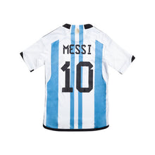Load image into Gallery viewer, MESSI Argentina 2022 Home Soccer Jersey KIDS Oficial AEROREADY