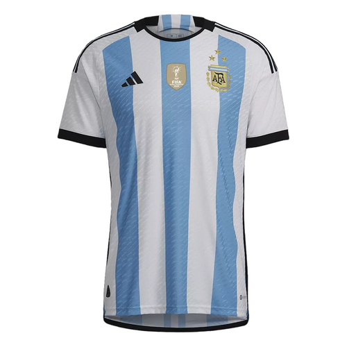 3 Star Argentina Home Soccer Jersey Oficial World Champions HEAT.RDY