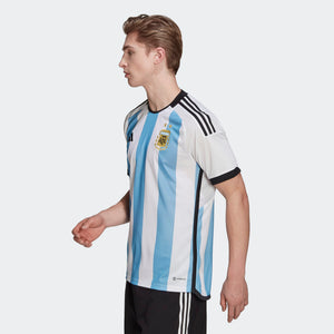 Argentina Qatar 2022 Home Soccer Jersey AEROREADY