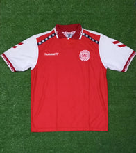 Load image into Gallery viewer, Denmark Home Soccer Jersey Retro 1995/96