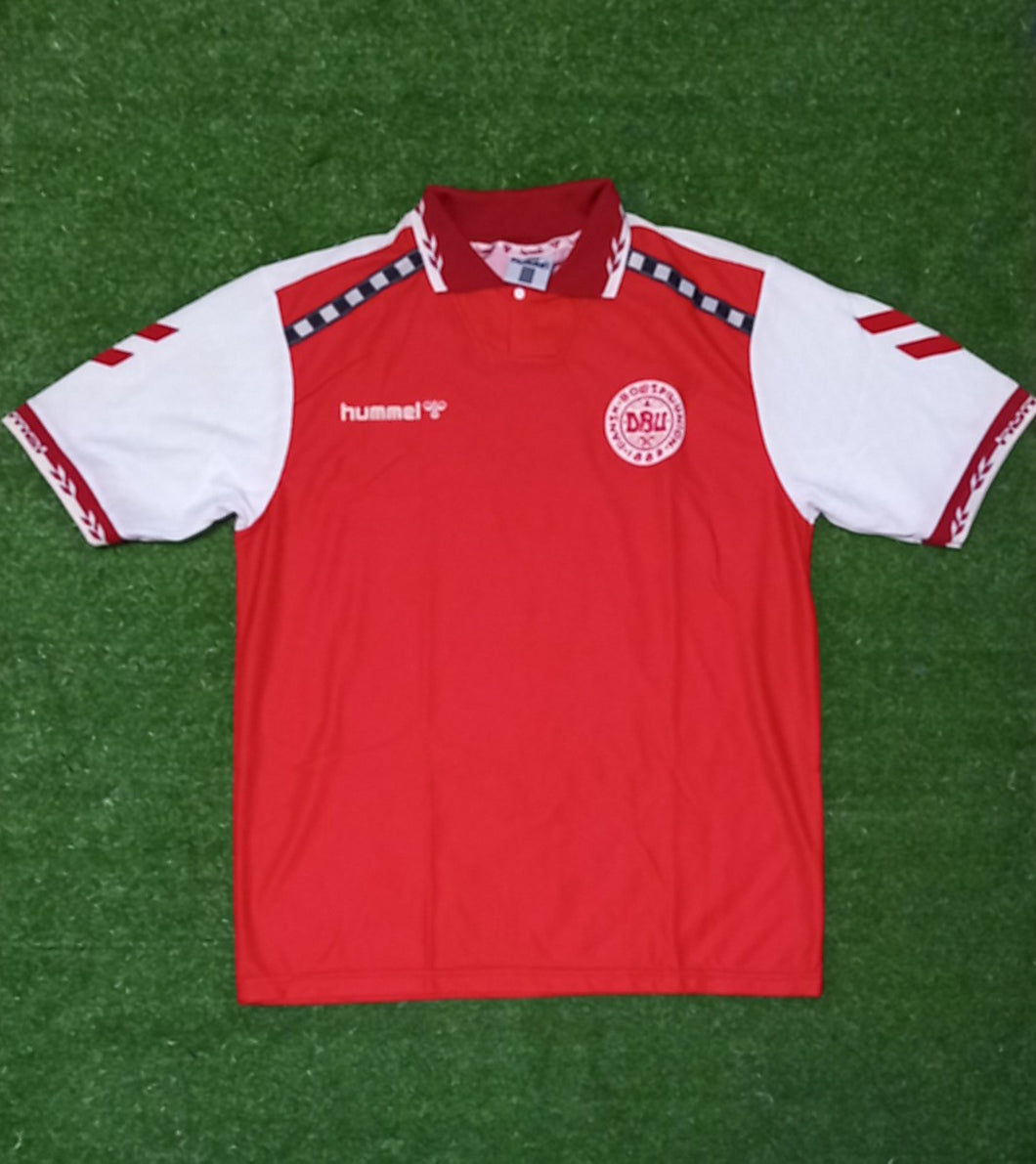 Denmark Home Soccer Jersey Retro 1995/96