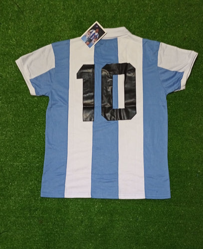 Argentina Retro 1984 Maradona 10 Soccer Jersey
