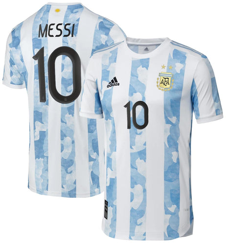 MESSI Argentina 21-22 Home Oficial Jersey Heat.RDY