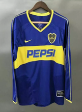 Load image into Gallery viewer, Boca Juniors  Soccer Jersey Long Sleeve 2003/04