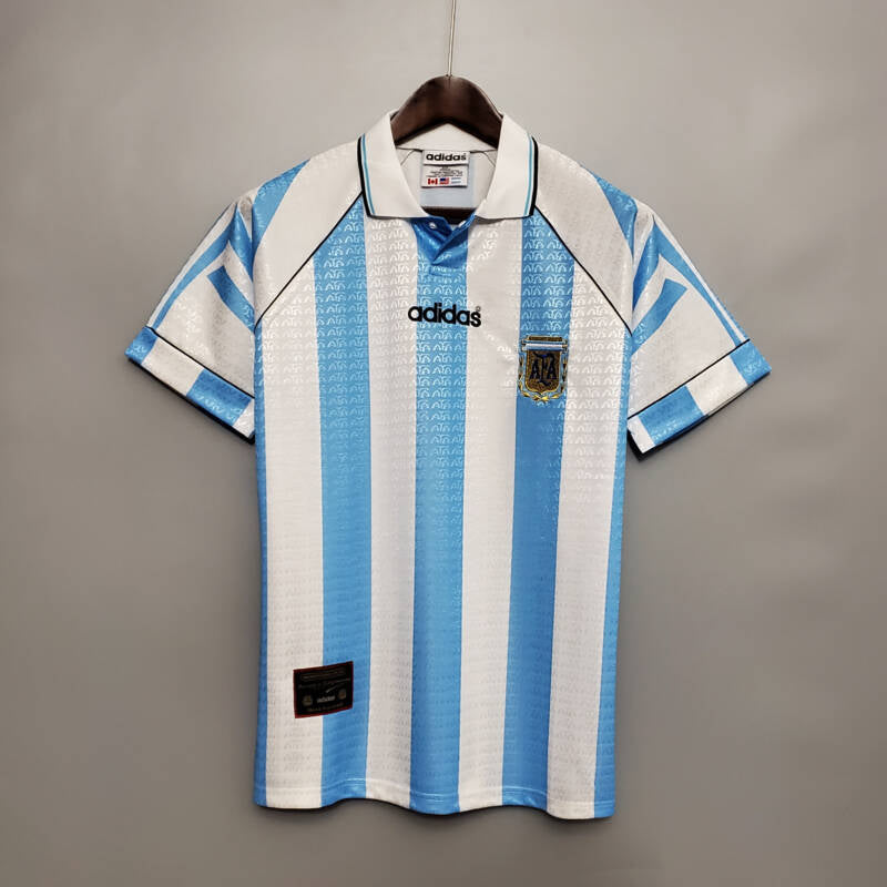 Argentina 1996/97 Adidas Retro Soccer Jersey