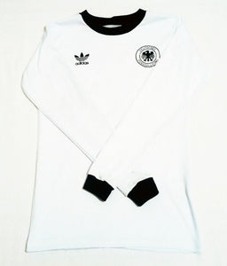 BECKEMBAUER Germany 1974 Retro Home Shirt Long Sleeves