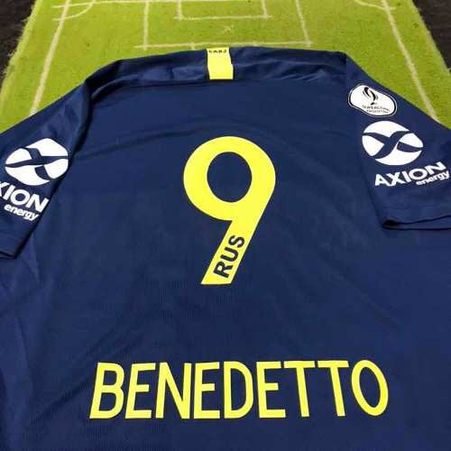 Benedetto Boca Juniors Supercopa Soccer Shirt 2019