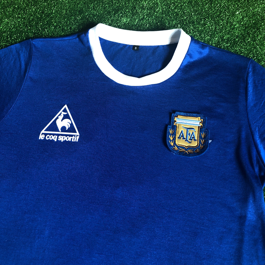 Argentina 1986/87 Away Shirt Retro Maradona