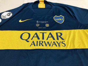 Benedetto Boca Juniors Supercopa Soccer Shirt 2019