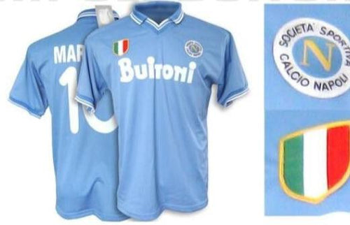 Maradona Napoli Buitoni 1986 Soccer Jersey