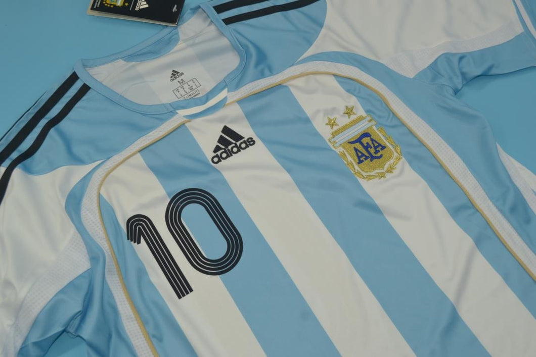 Riquelme Argentina 2006 Retro Home Jersey