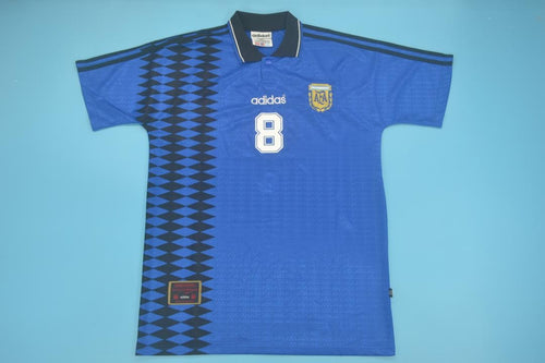 Argentina Riquelme 1996/97 Adidas Retro Soccer Jersey