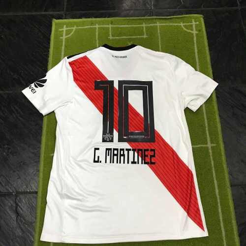 Pity Martínez River Plate Home Shirt 2019 Campeon