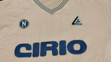 Load image into Gallery viewer, Napoli Maradona Cirio Linea Time 1984/85 Retro Home Shirt
