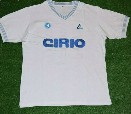 Napoli Maradona Cirio Linea Time 1984/85 Retro Home Shirt